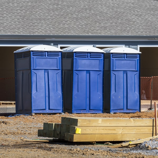 are there any restrictions on where i can place the porta potties during my rental period in Heron Lake Minnesota